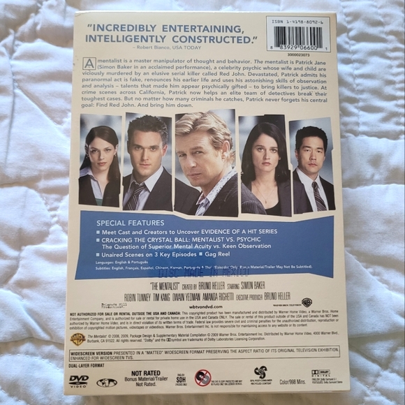 2/$20 🍀 The Mentalist - Picture 2 of 6